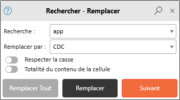 Dialogue rechercher
