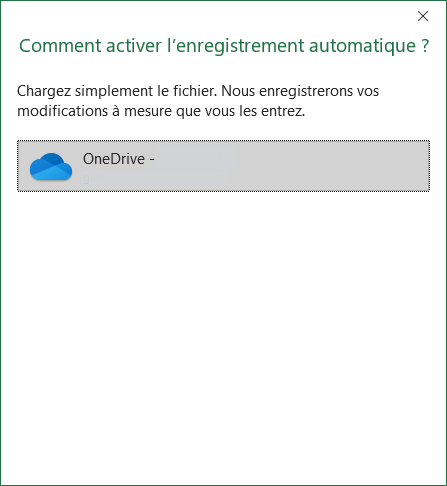 Fenetre comment activer l'enregistrement automatique